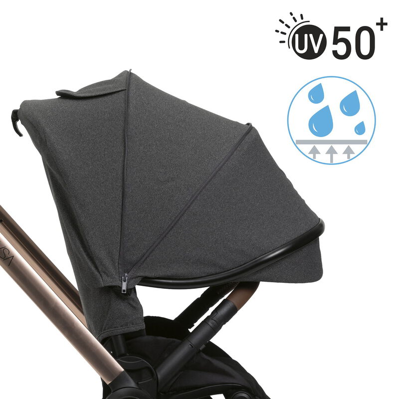 Mysa Stroller Black Satin image number 8